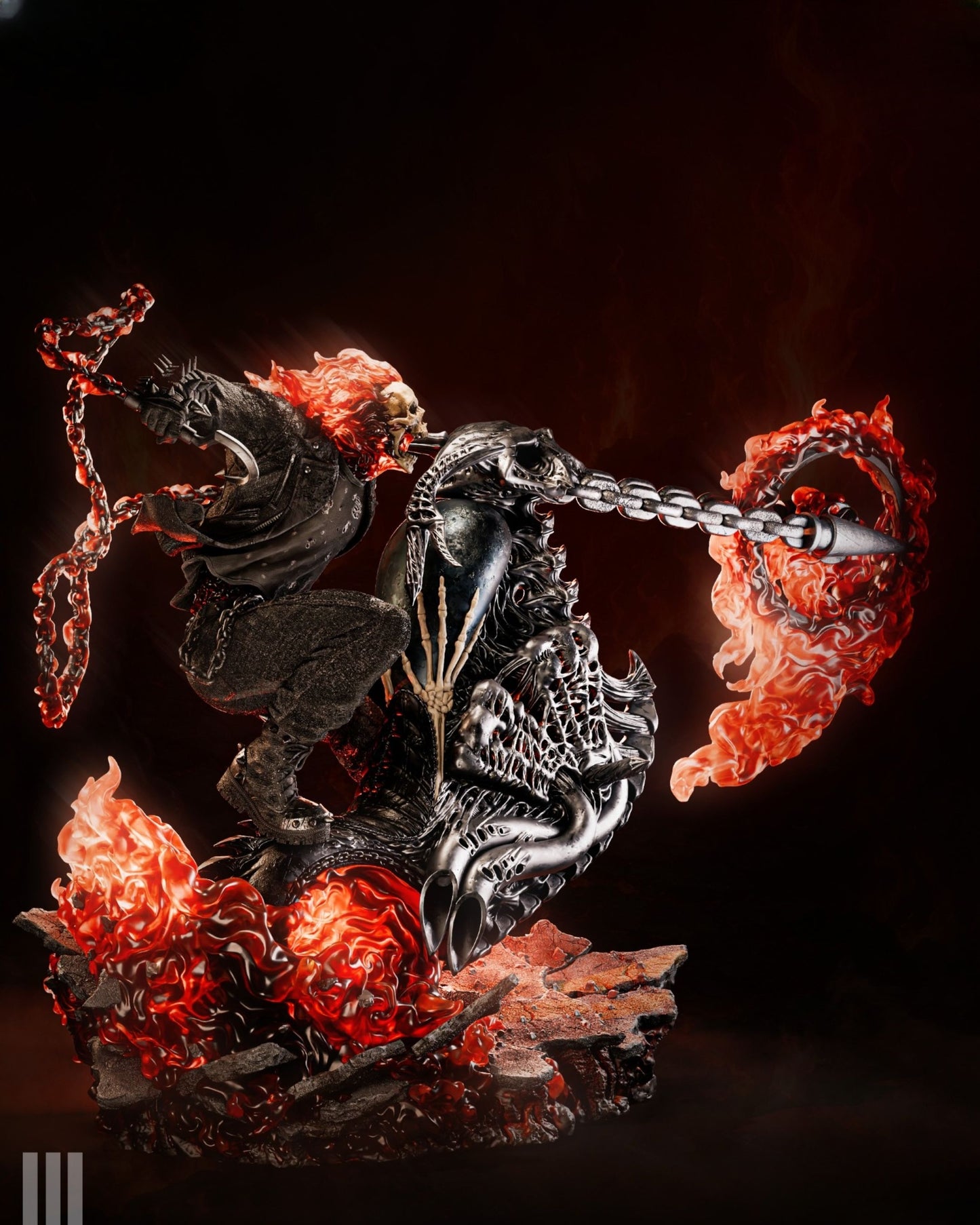 4282 Ghost Rider - Marvel Comics - STL 3D Print Files