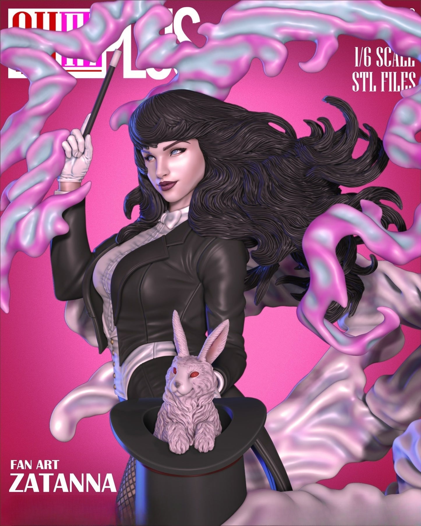 2882 Zatanna - DC Comics - STL 3D Print Files