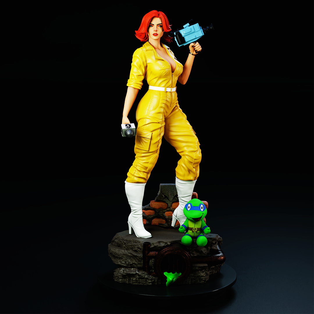 2751 April O'Neil NSFW - TMNT - STL 3D Print Files