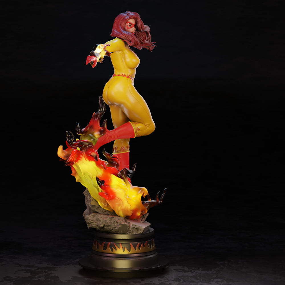 3776 Firestar NSFW - X-men - STL 3d Print Files
