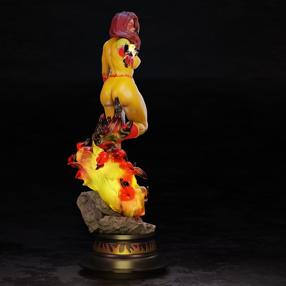 3776 Firestar NSFW - X-men - STL 3d Print Files