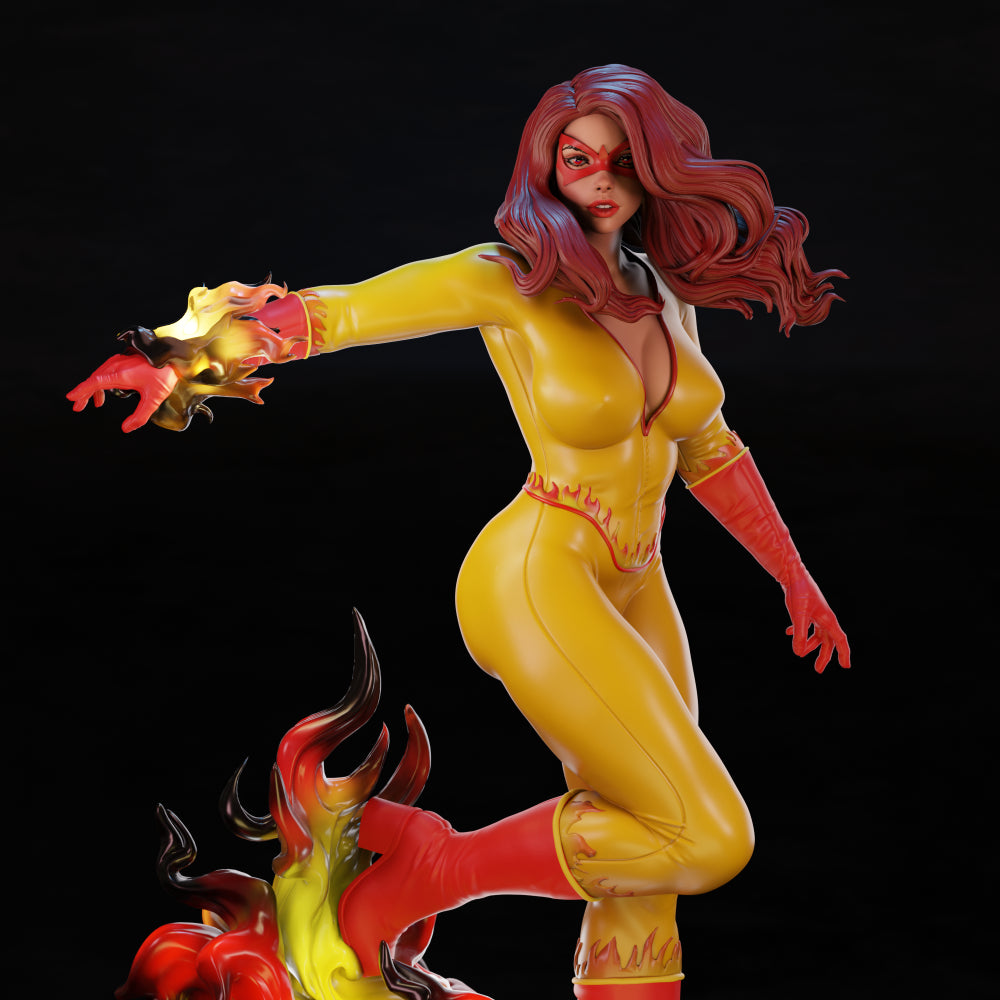 3776 Firestar NSFW - X-men - STL 3d Print Files