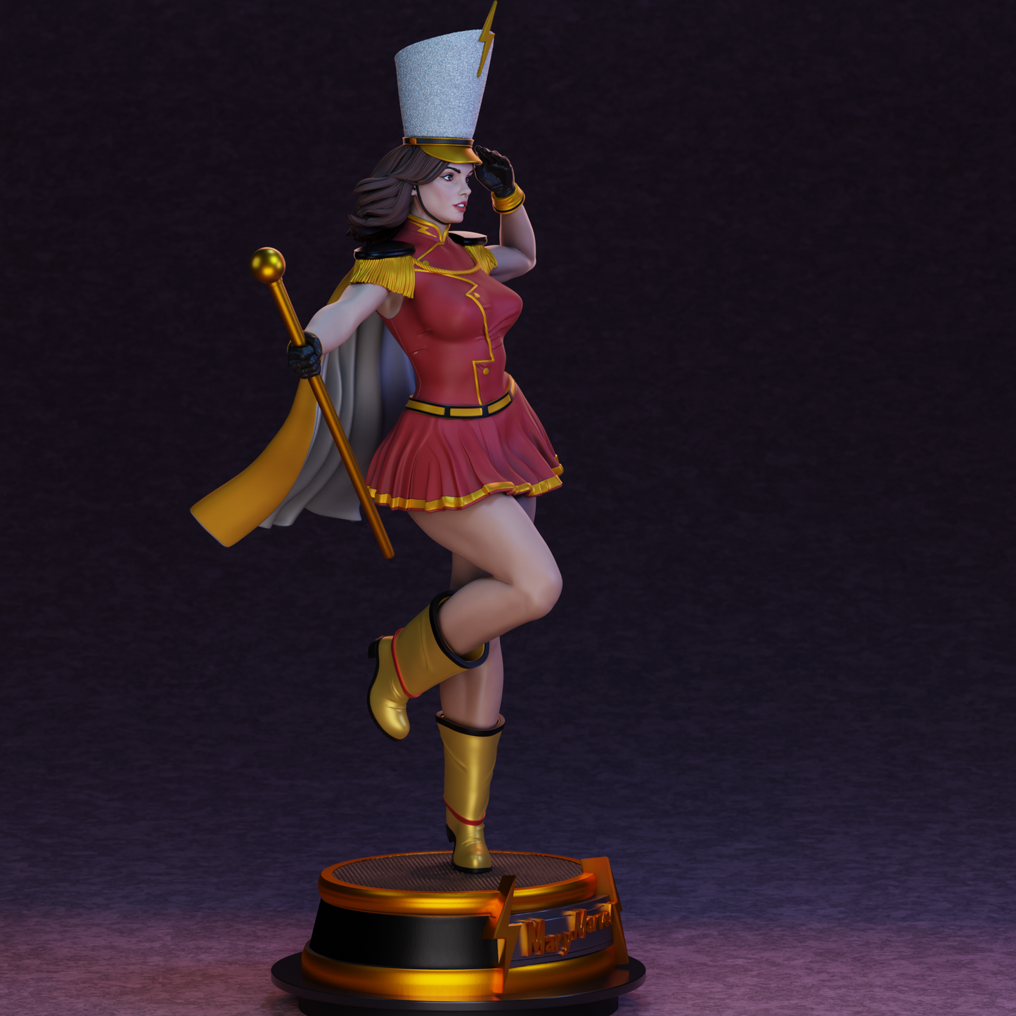 3887 Mary Shazam - DC Bombshells - STL 3D Print Files
