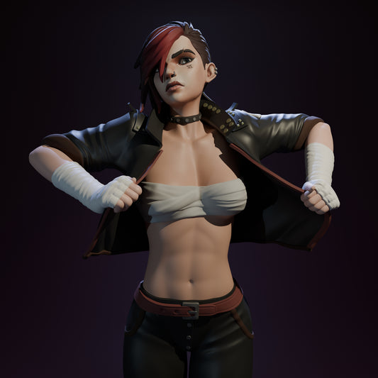 3565 Vi Arcane NSFW - League of Legends - STL 3D Print Files