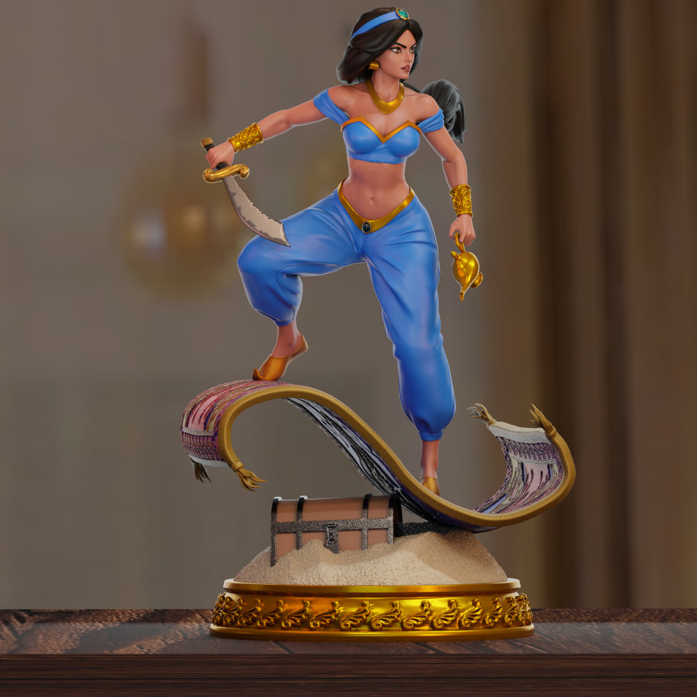 3529 Jasmine NSFW - Aladdin - STL 3D Print Files