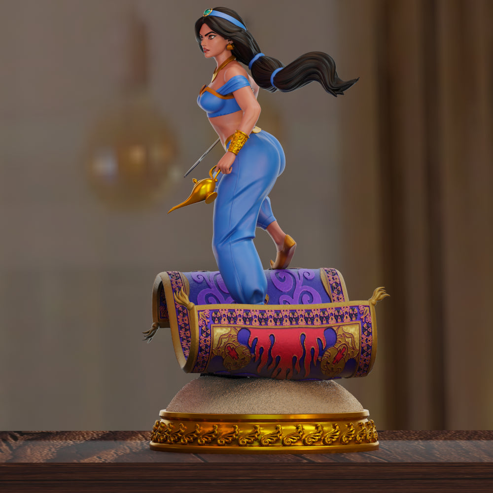 3529 Jasmine NSFW - Aladdin - STL 3D Print Files