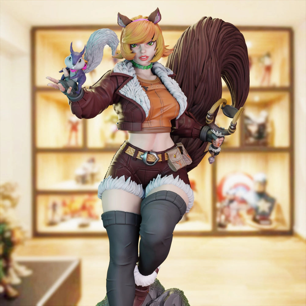 4075 Squirrel Girl NSFW - Marvel Comics - STL 3D Print Files
