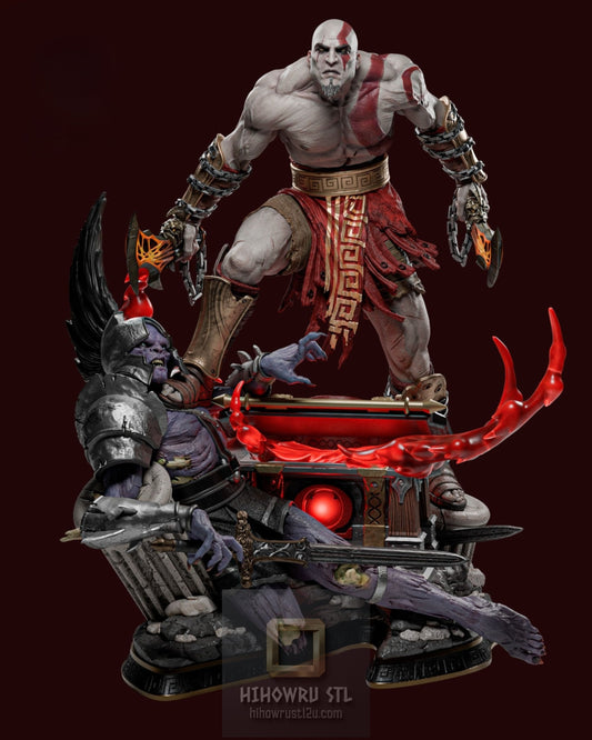 4927 Kratos - God of War - STL 3D Print Files