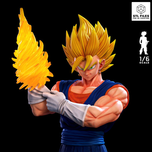 3146 Vegito Super Saiyan Blue - Dragon Ball - STL 3D Print Files