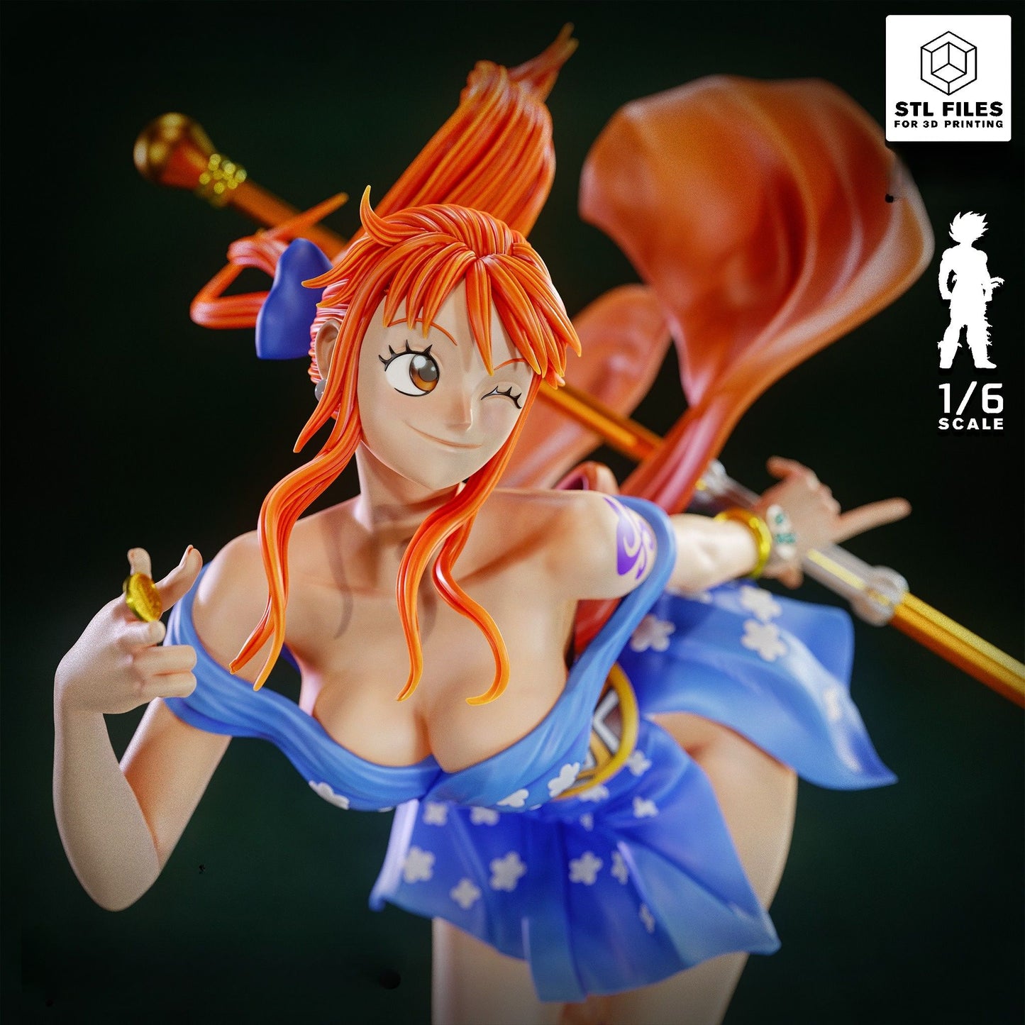 4137 Nami - One Piece - STL 3D Print Files