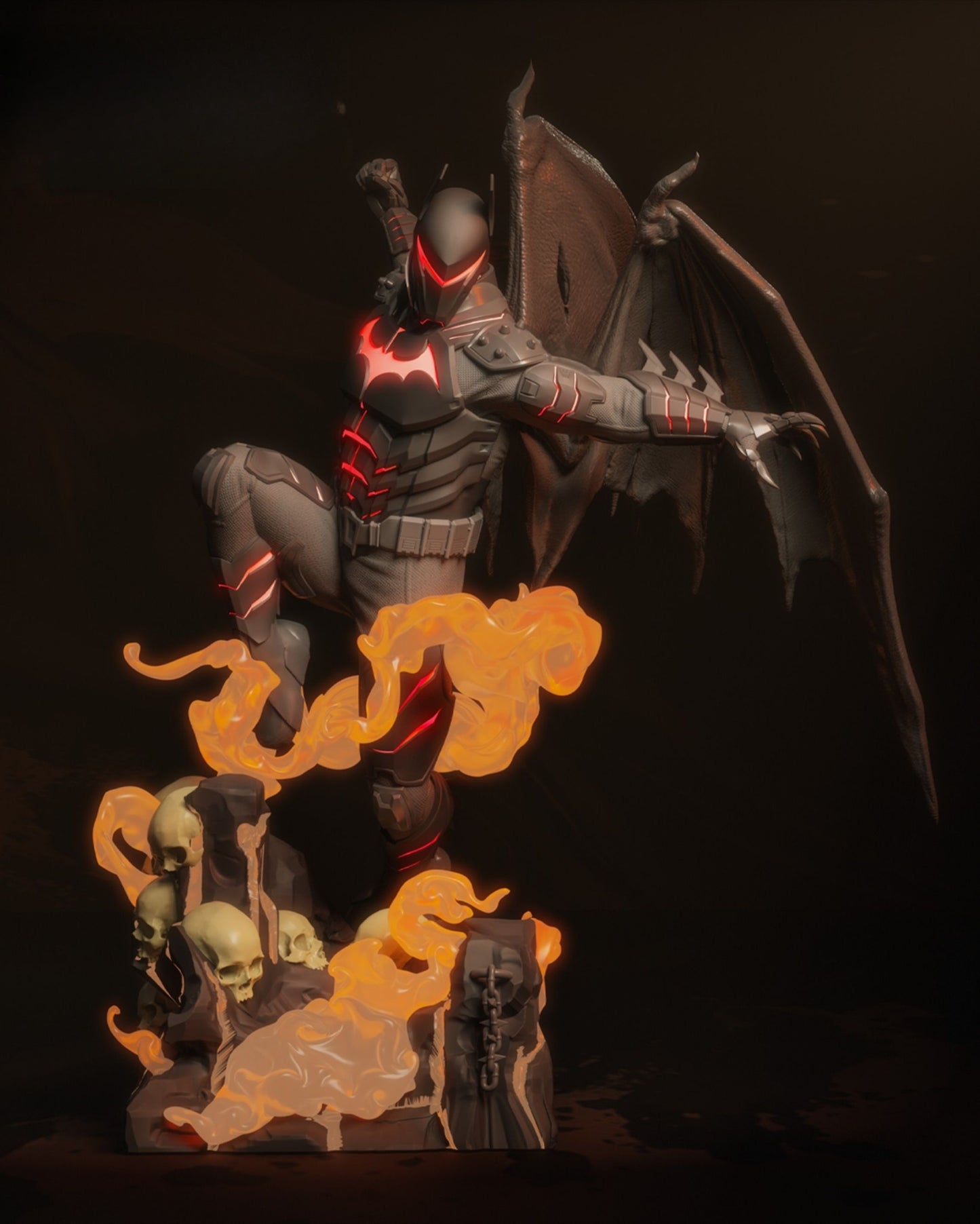 4117 Hellbat - DC COMICS - STL 3D Print Files