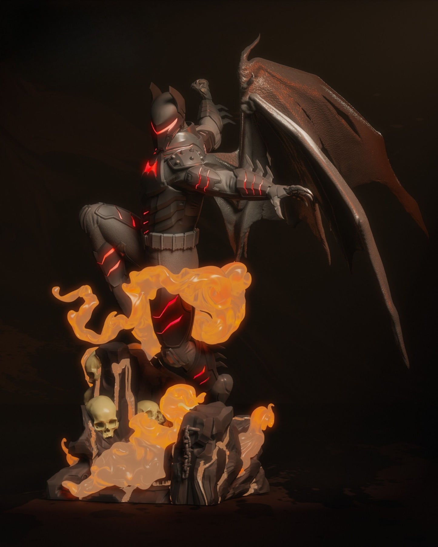 4117 Hellbat - DC COMICS - STL 3D Print Files