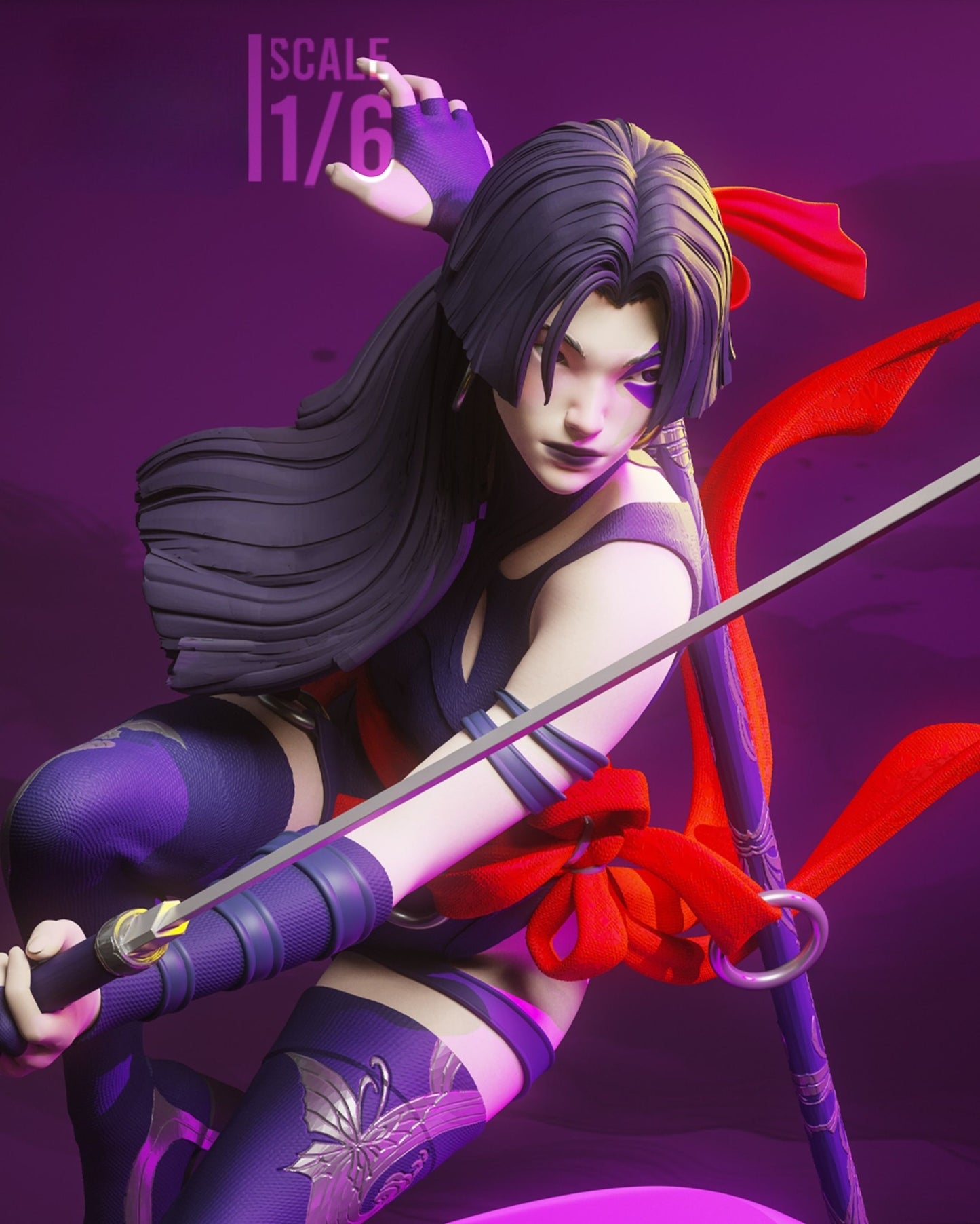4118 Psylocke - Marvel Rivals - STL 3D Print Files