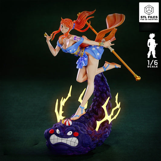 4137 Nami - One Piece - STL 3D Print Files