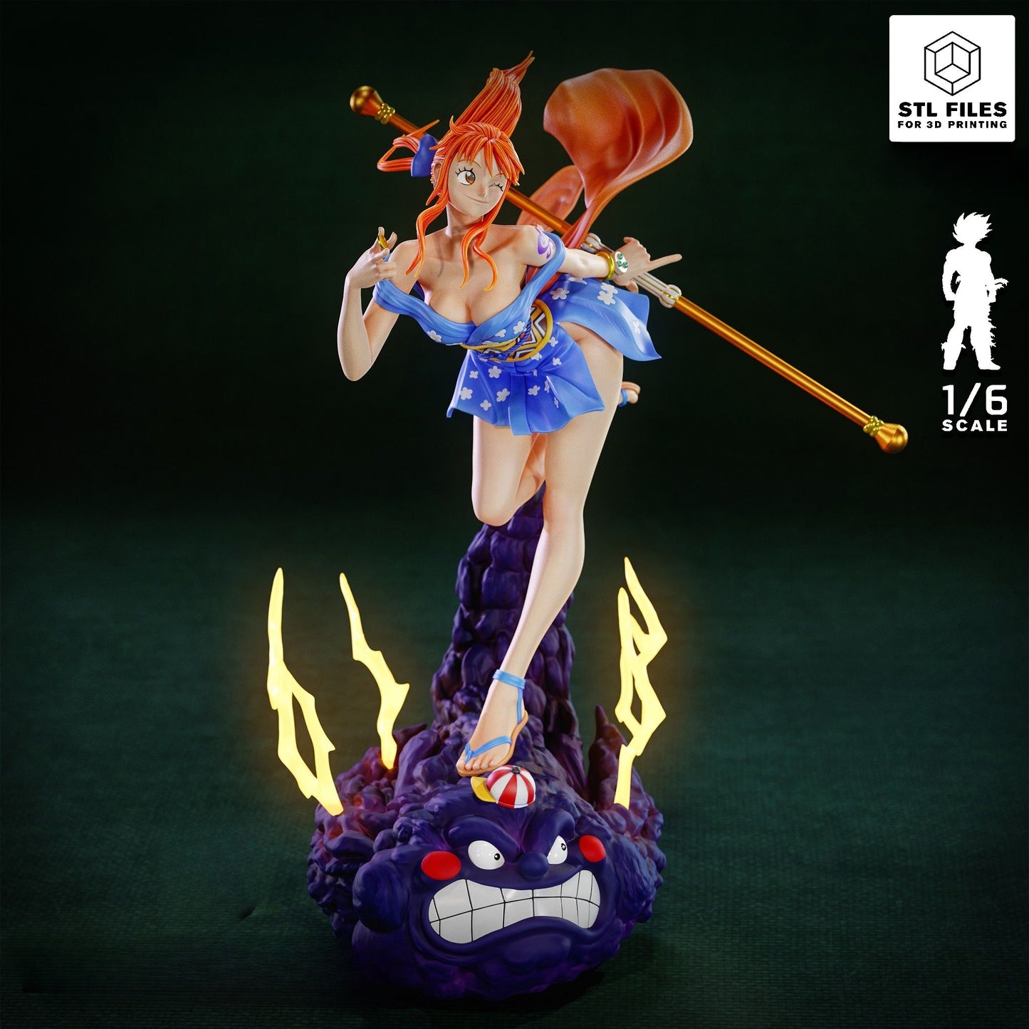 4137 Nami - One Piece - STL 3D Print Files