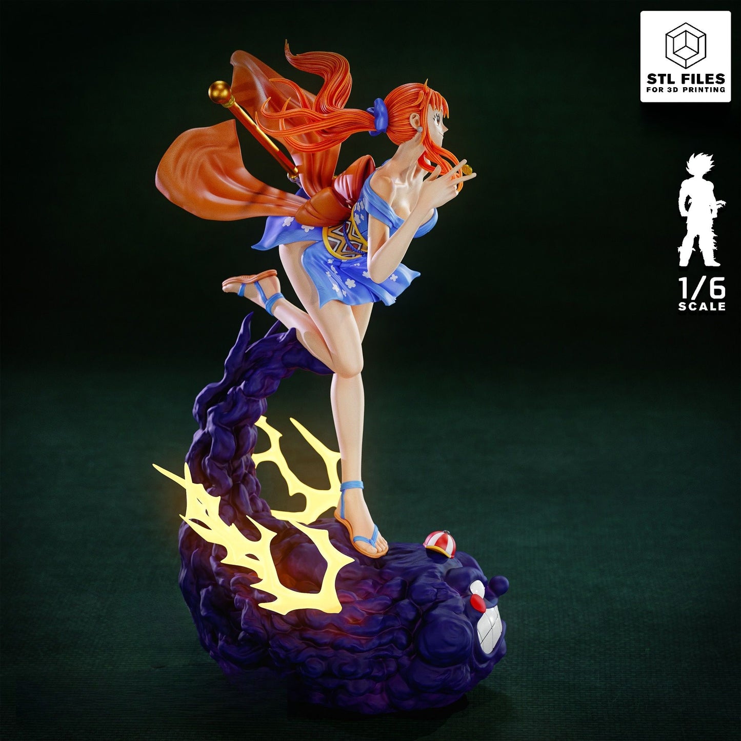 4137 Nami - One Piece - STL 3D Print Files