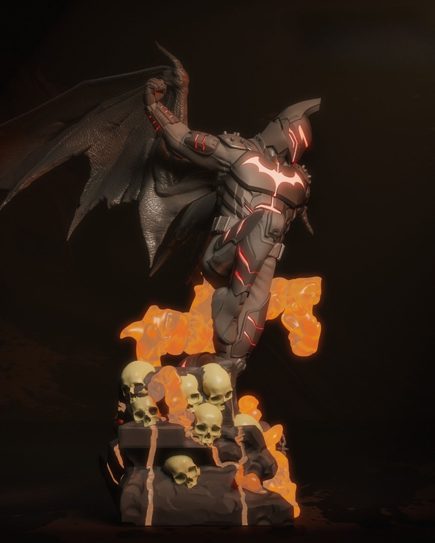 4117 Hellbat - DC COMICS - STL 3D Print Files