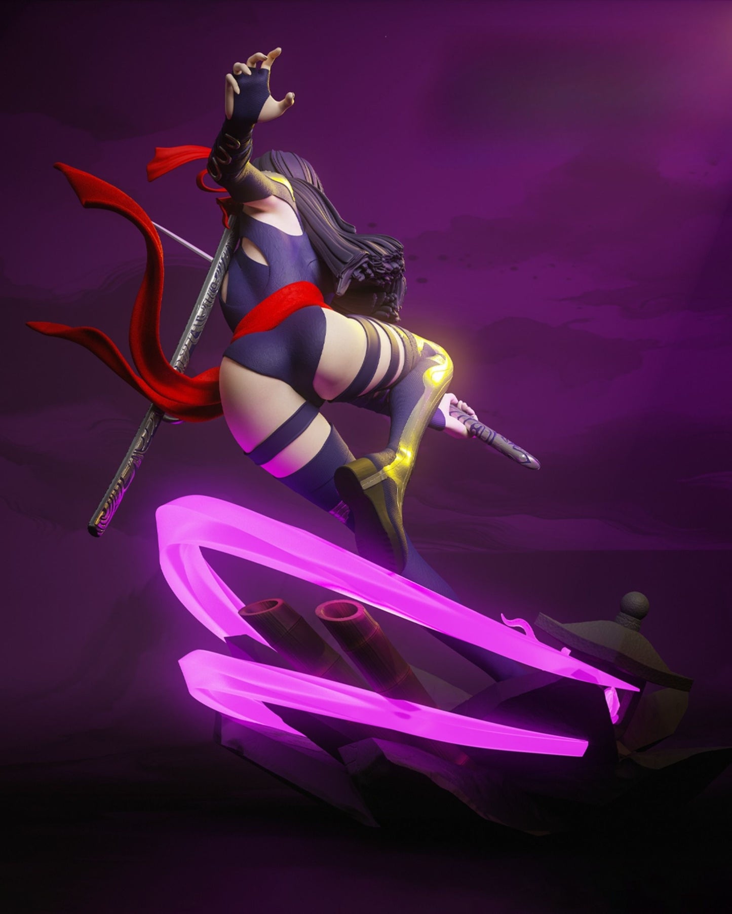 4118 Psylocke - Marvel Rivals - STL 3D Print Files