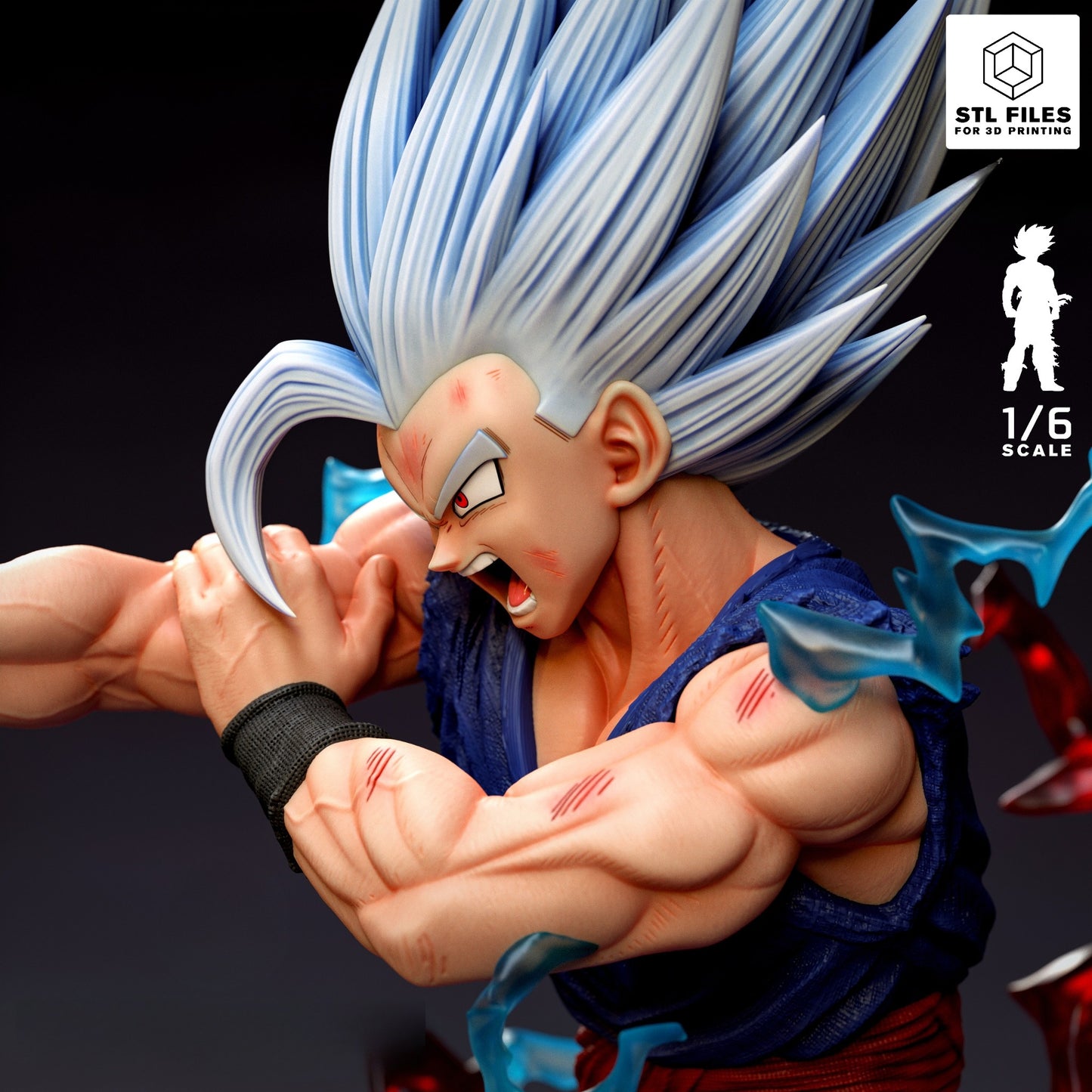 3474 Gohan Beast - Dragon Ball Super - STL 3D Print Files