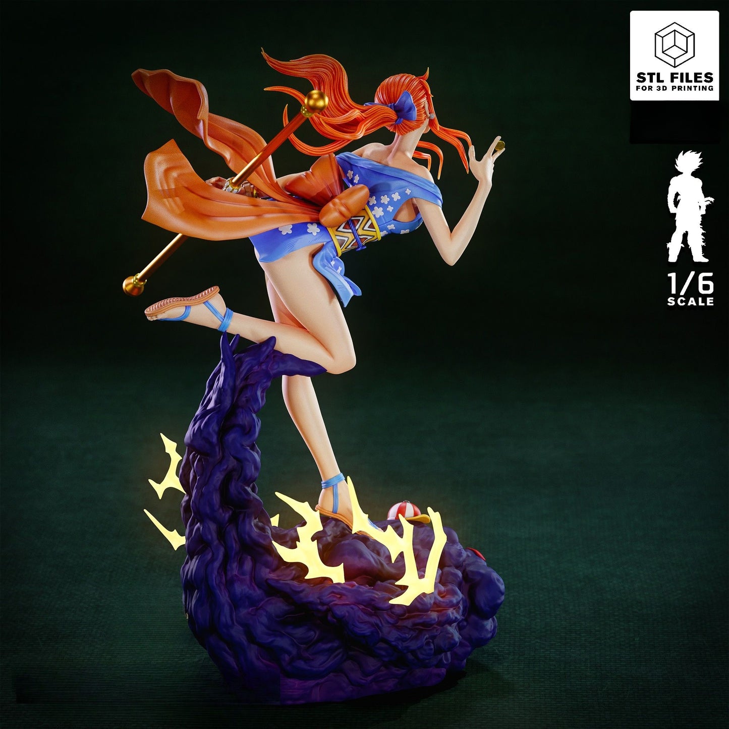 4137 Nami - One Piece - STL 3D Print Files