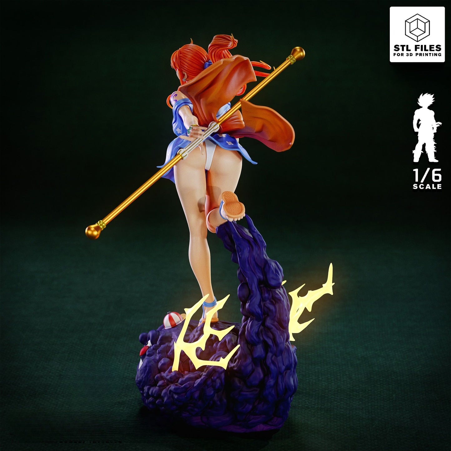 4137 Nami - One Piece - STL 3D Print Files
