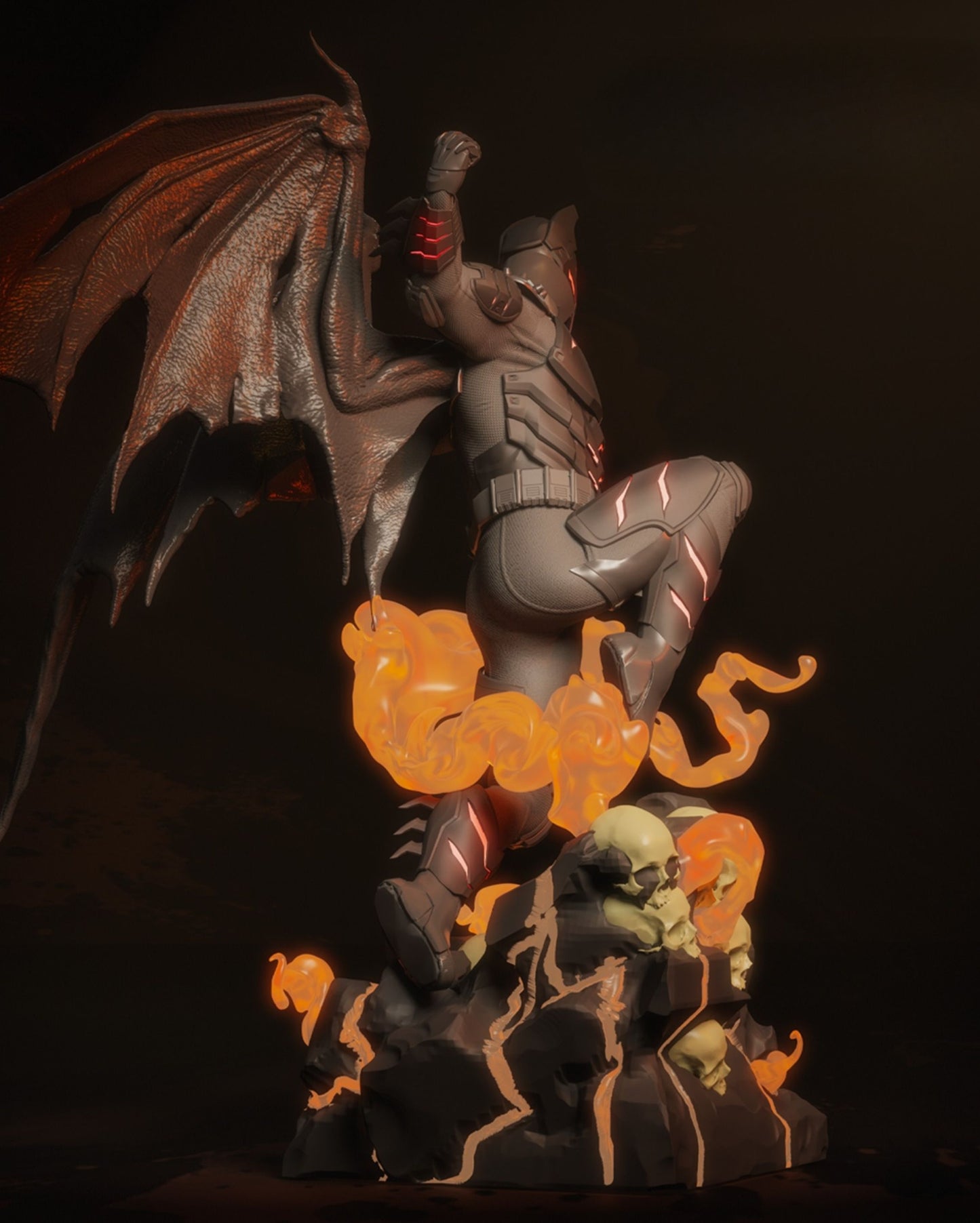 4117 Hellbat - DC COMICS - STL 3D Print Files