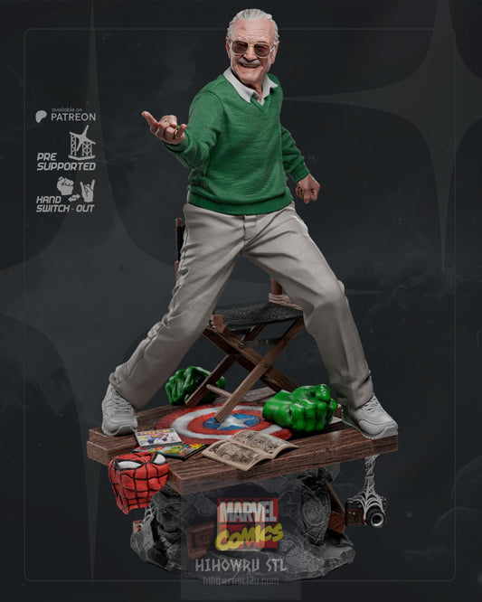 4533 Stan Lee - Marvel - STL 3D Print Files