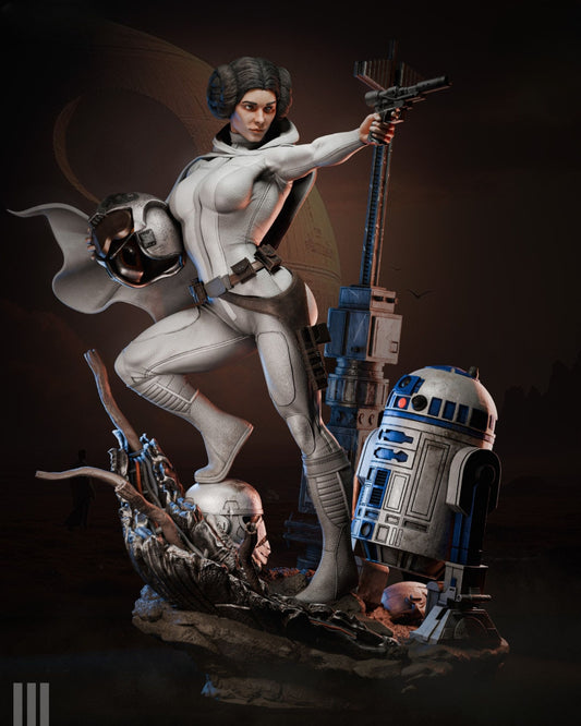 4173 Princess Leia - Star Wars - STL 3D Print Files