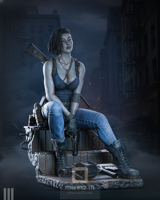 4528 Jill Valentine - Resident Evil - STL 3D Print Files