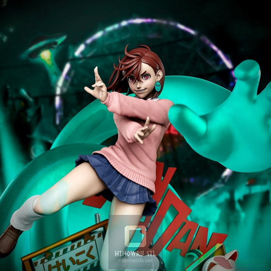 4566 Momo Ayase - Dandadan - STL 3D Print Files