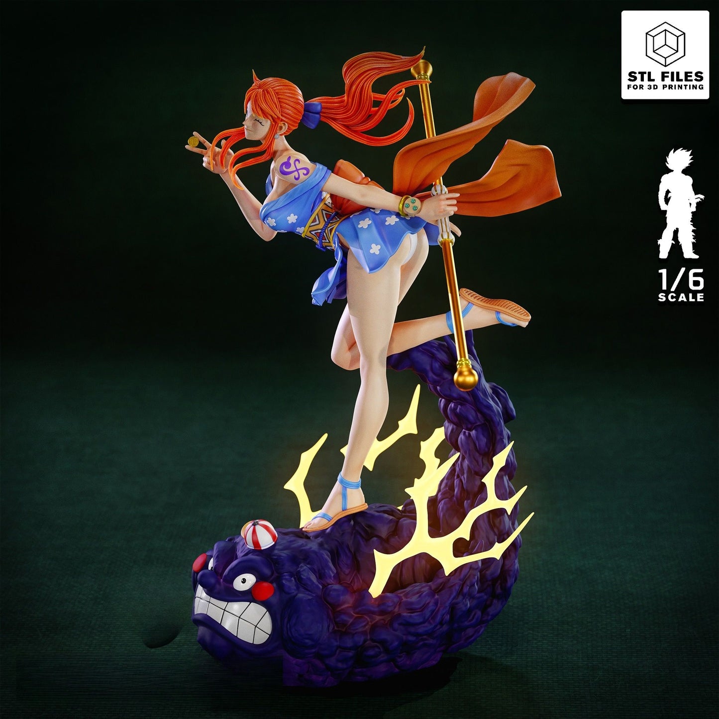 4137 Nami - One Piece - STL 3D Print Files