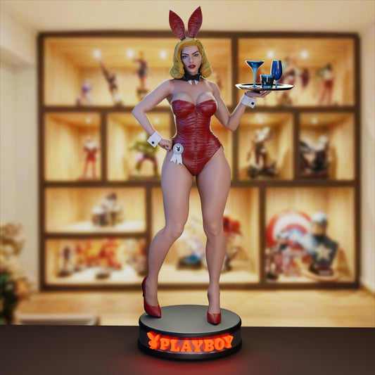4073 Playboy Bunny Waitress NSFW - STL 3D Print Files