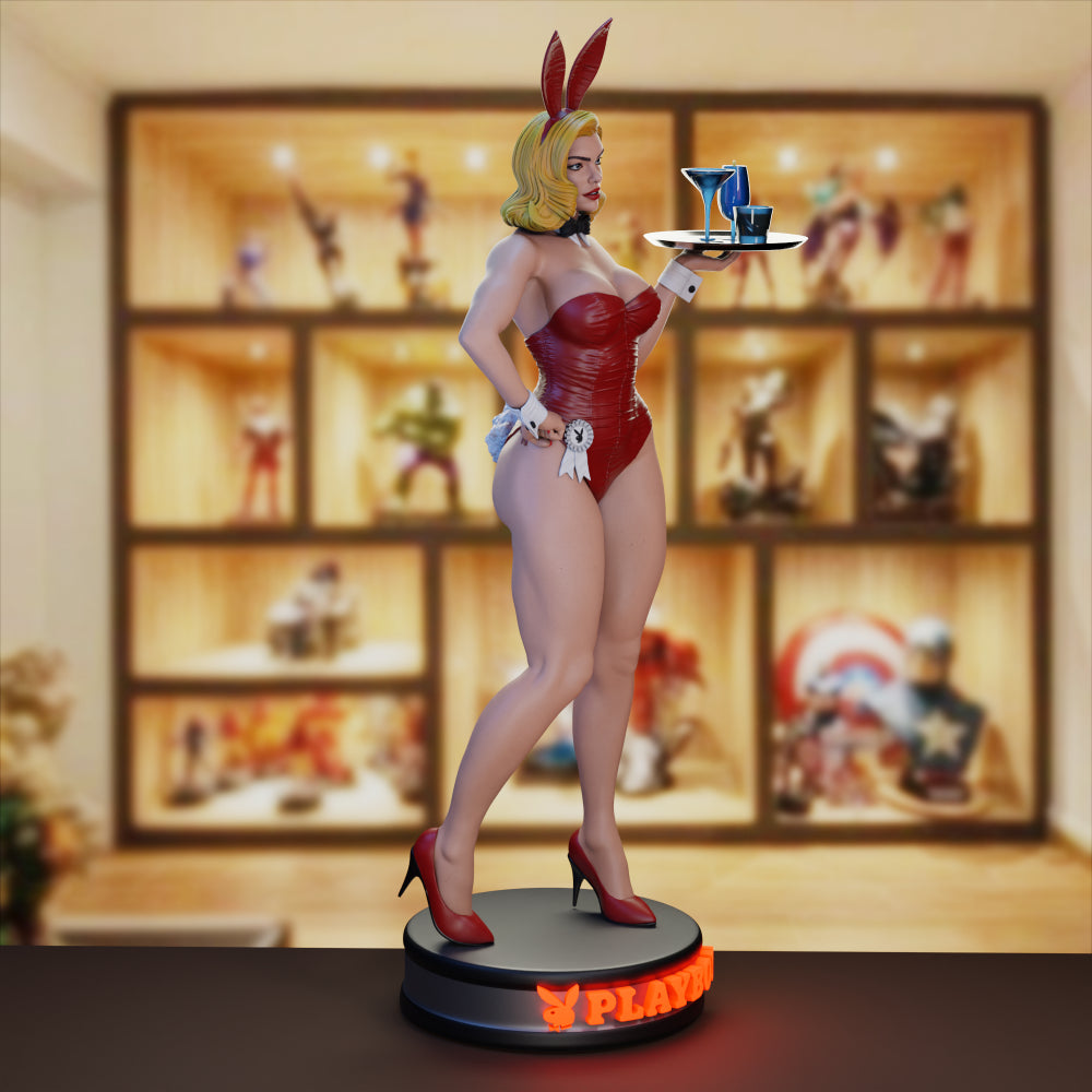 4073 Playboy Bunny Waitress NSFW - STL 3D Print Files