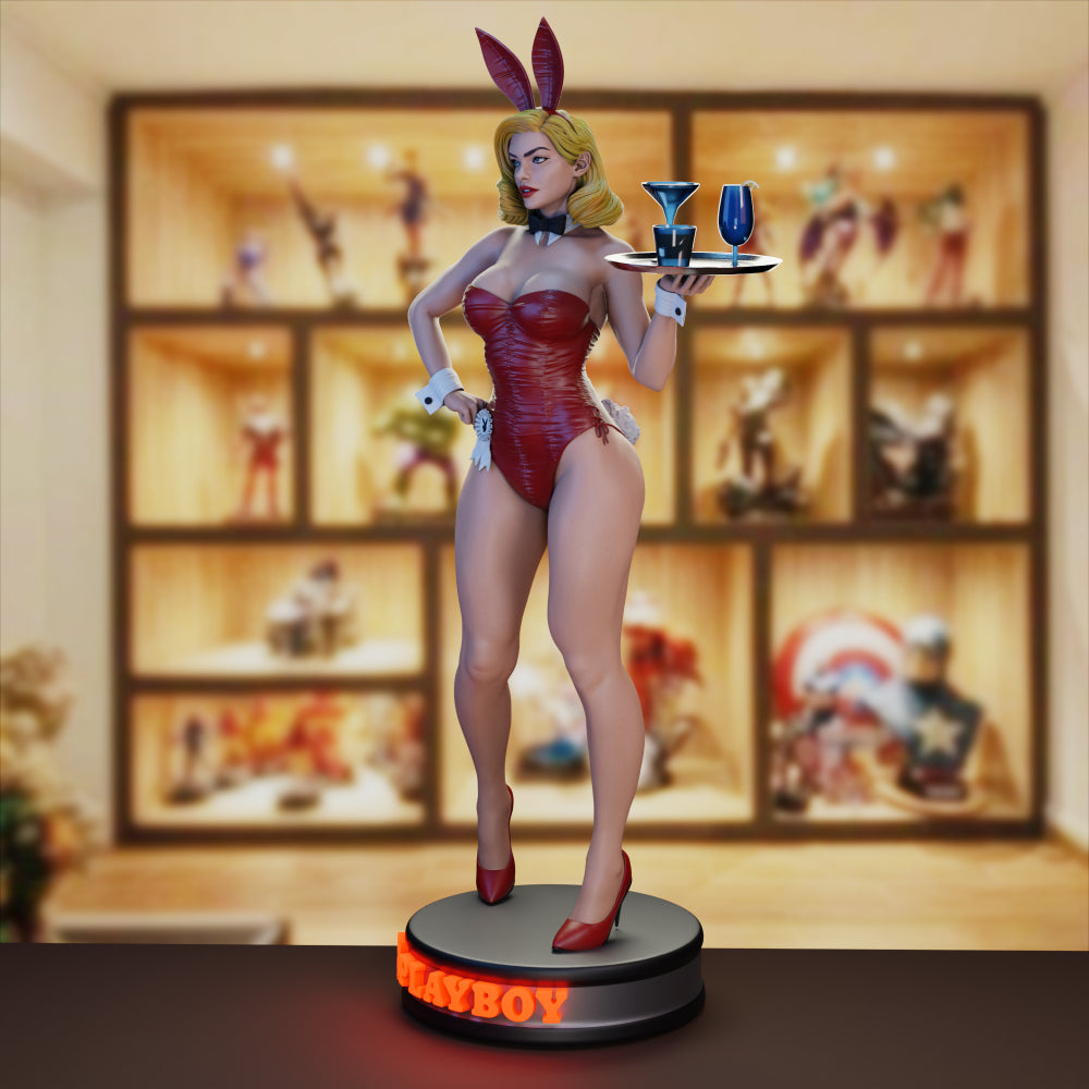 4073 Playboy Bunny Waitress NSFW - STL 3D Print Files