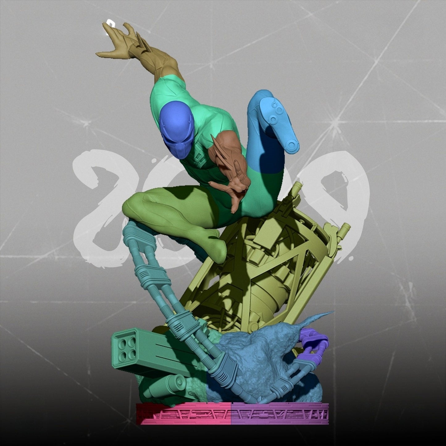 3624 Spider-man 2099 - Marvel comics - STL 3D Print Files