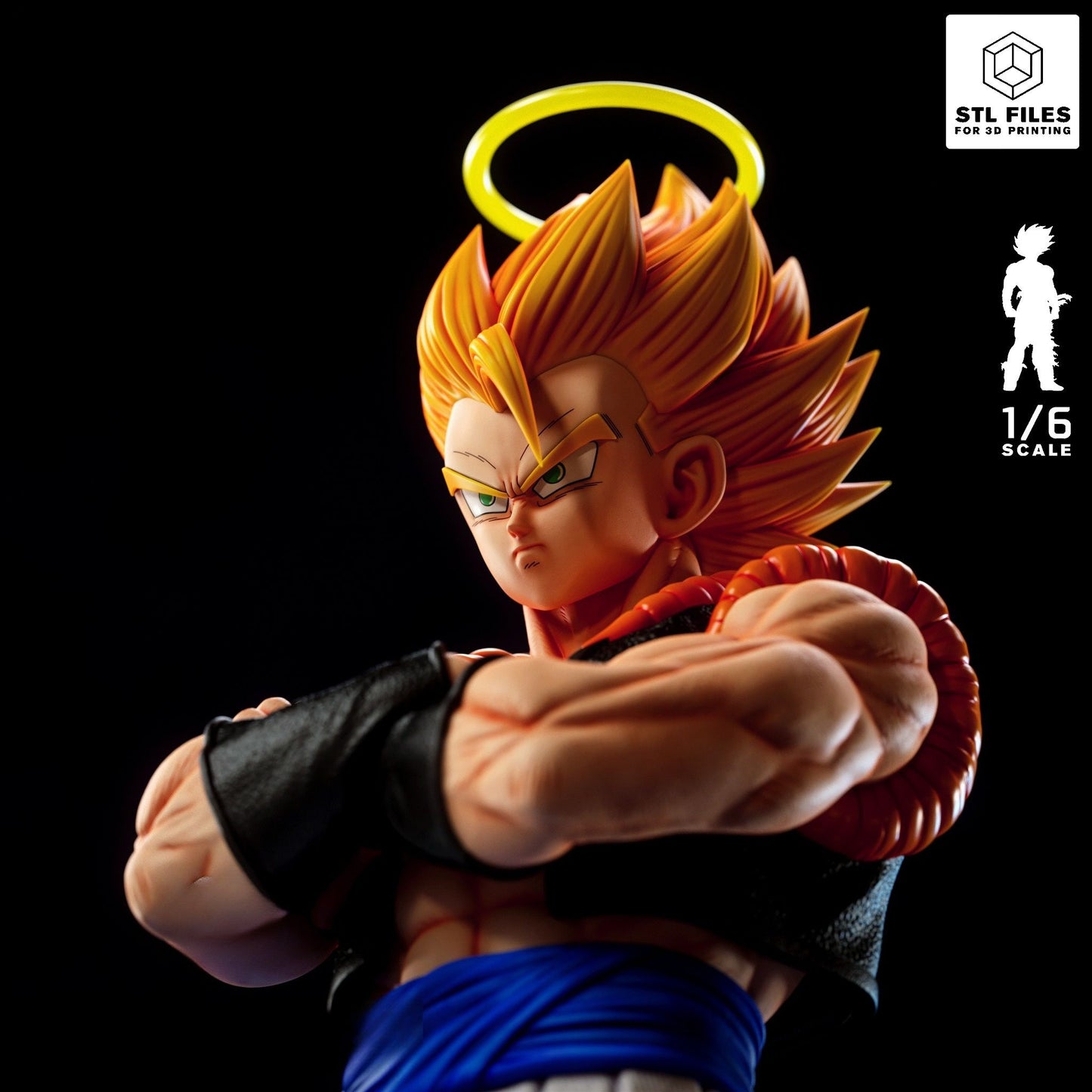 4136 Gogeta - Super Saiyan 2 - STL 3D Print Files
