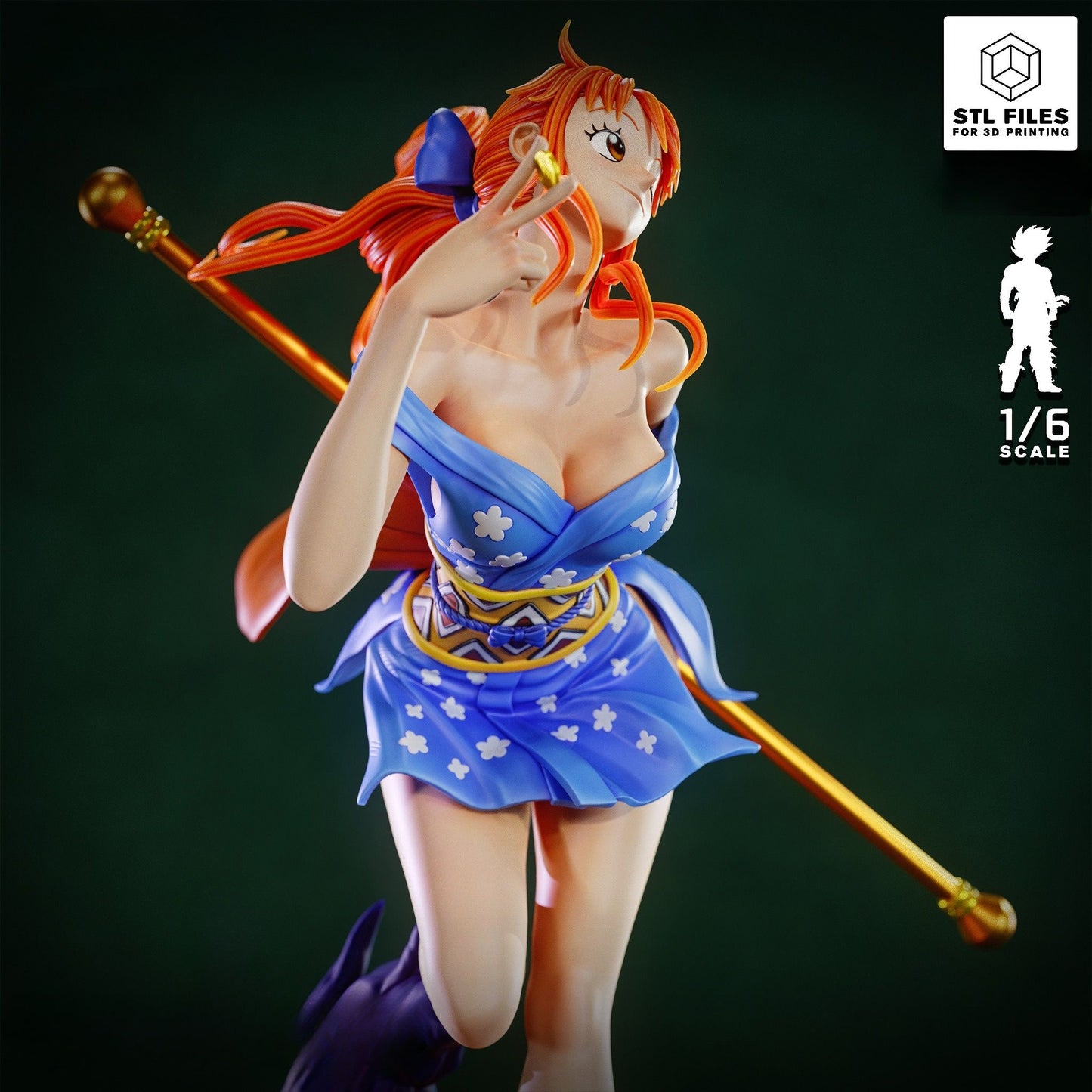 4137 Nami - One Piece - STL 3D Print Files