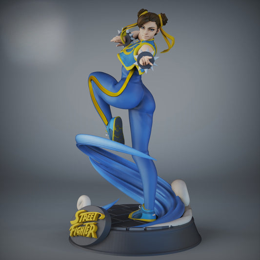 3841 Chun-Li - Street Fighter - STL 3D Print Files
