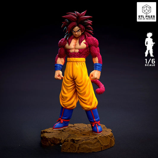 3751 Goku Super Saiyan 4 - Dragon Ball Daima - STL 3D Print Files