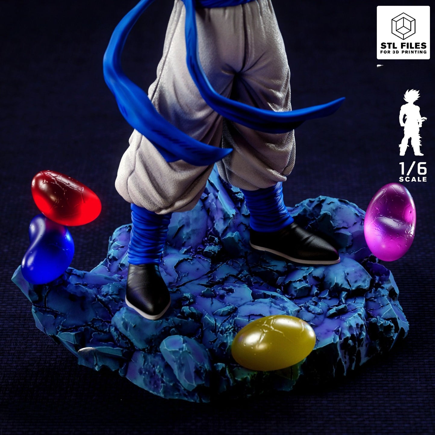 4136 Gogeta - Super Saiyan 2 - STL 3D Print Files