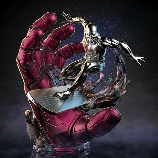 3195 Silver Surfer - Marvel Comics - STL 3D Print Files