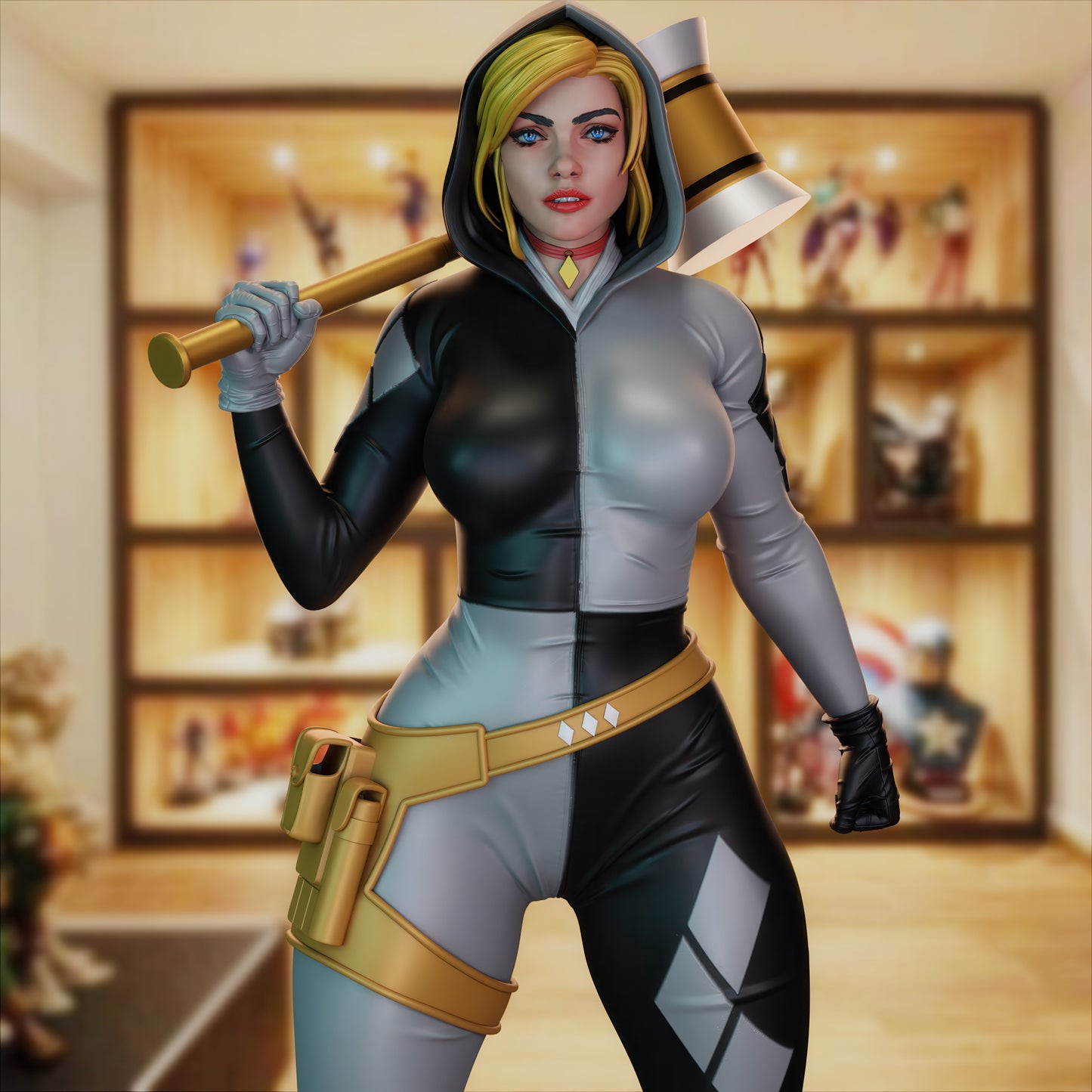 4169 Harley Quinn Noir NSFW - STL 3D Print Files