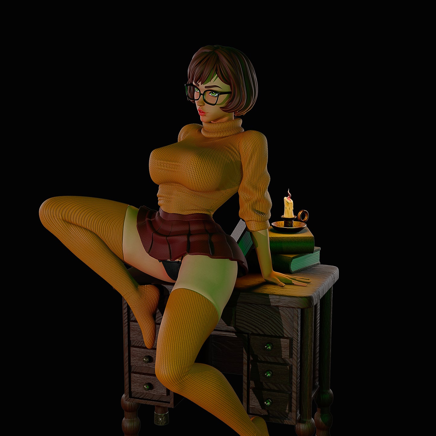 4190 Velma NSFW - Scooby Doo's - STL 3D Print Files