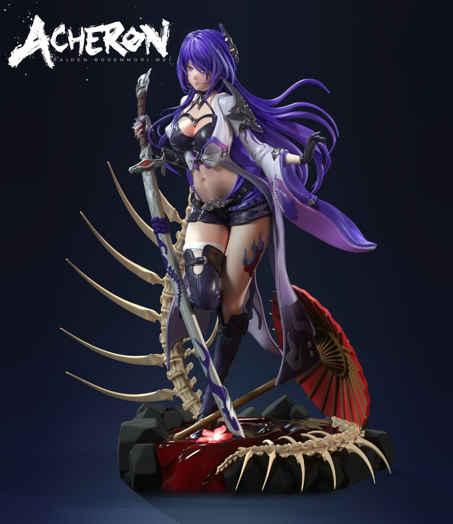 3822 Acheron NSFW - Honkai: Star Rail - STL 3D Print Files