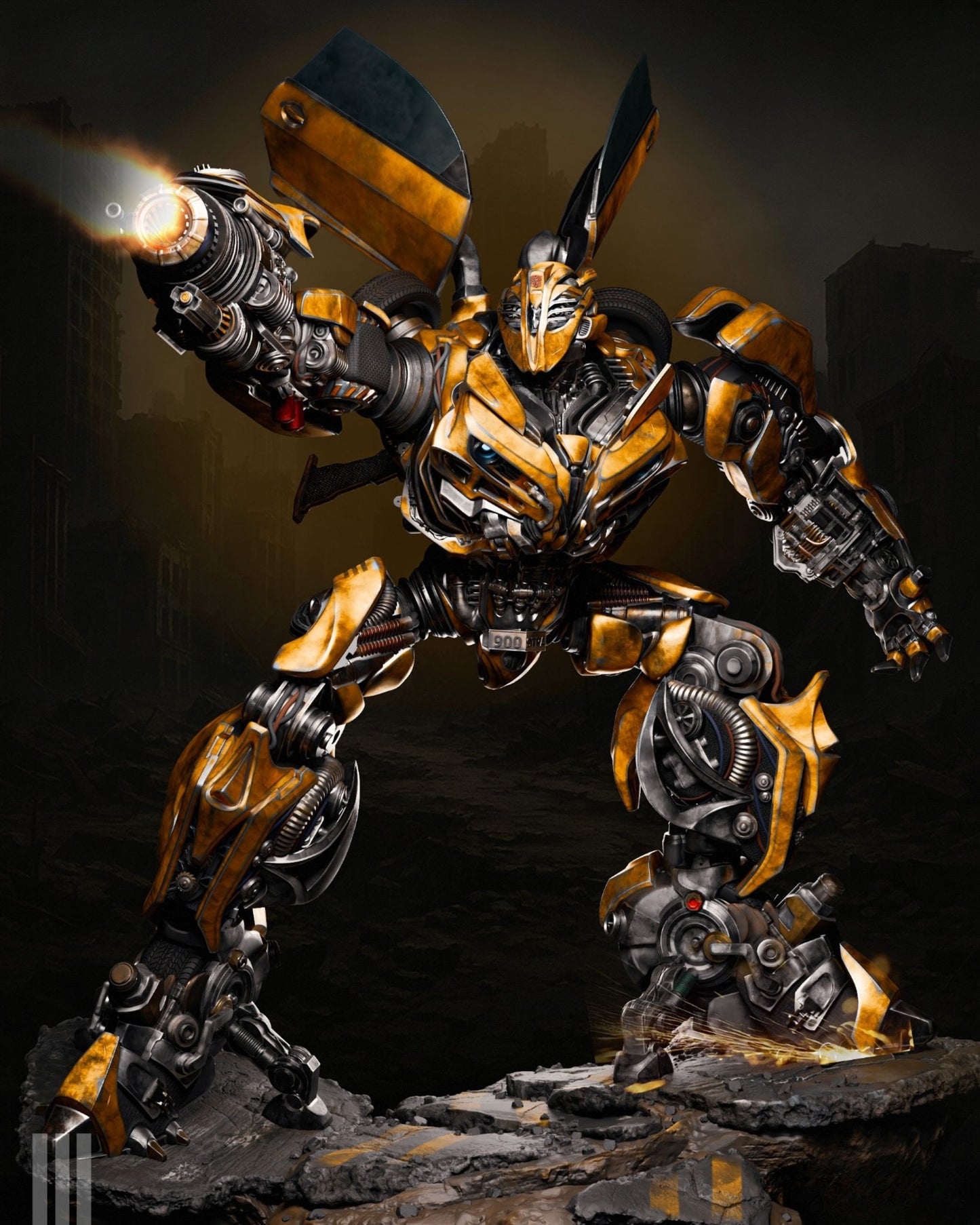 4032 Bumblebee - Transformers - STL 3D Print Files