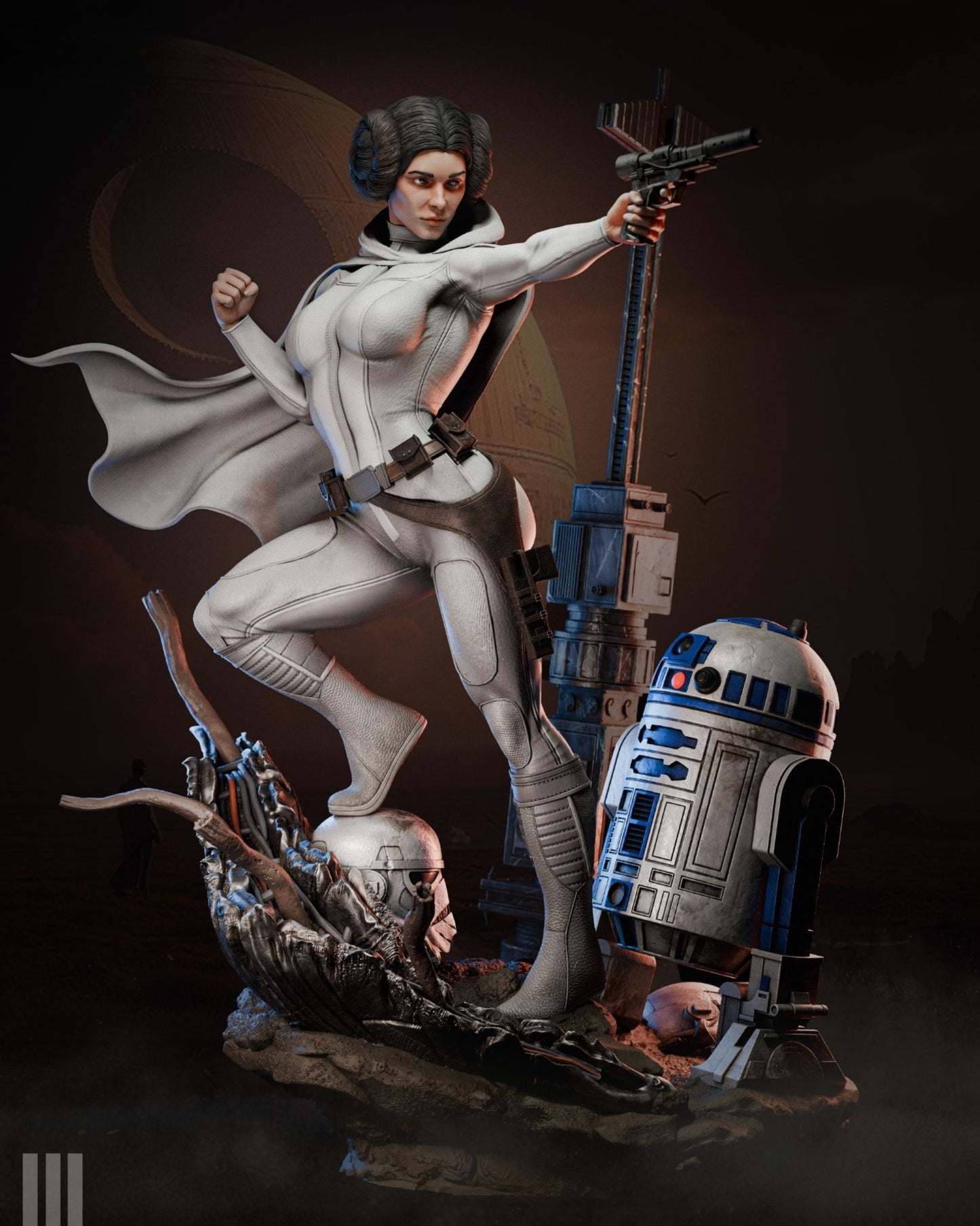 4173 Princess Leia - Star Wars - STL 3D Print Files