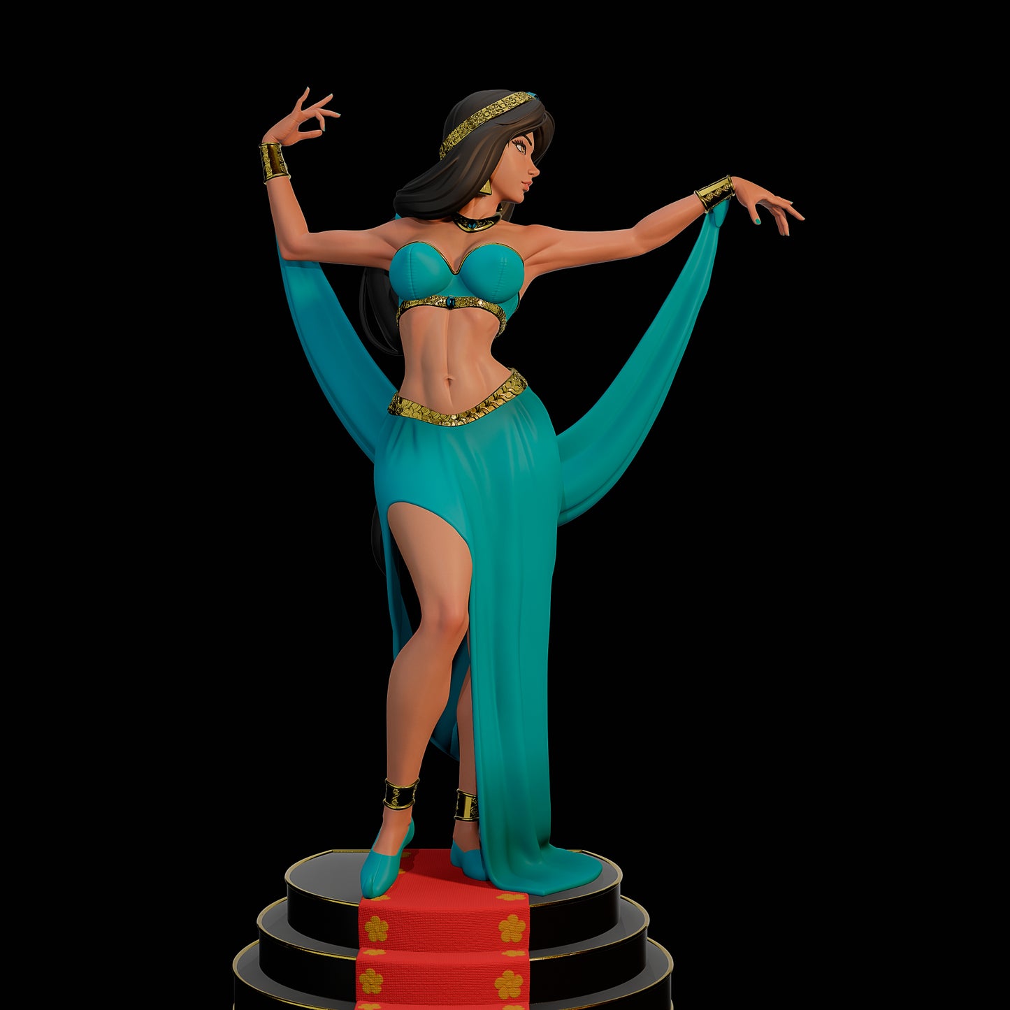 4021 Jasmine NSFW - Aladdin - STL 3D Print Files