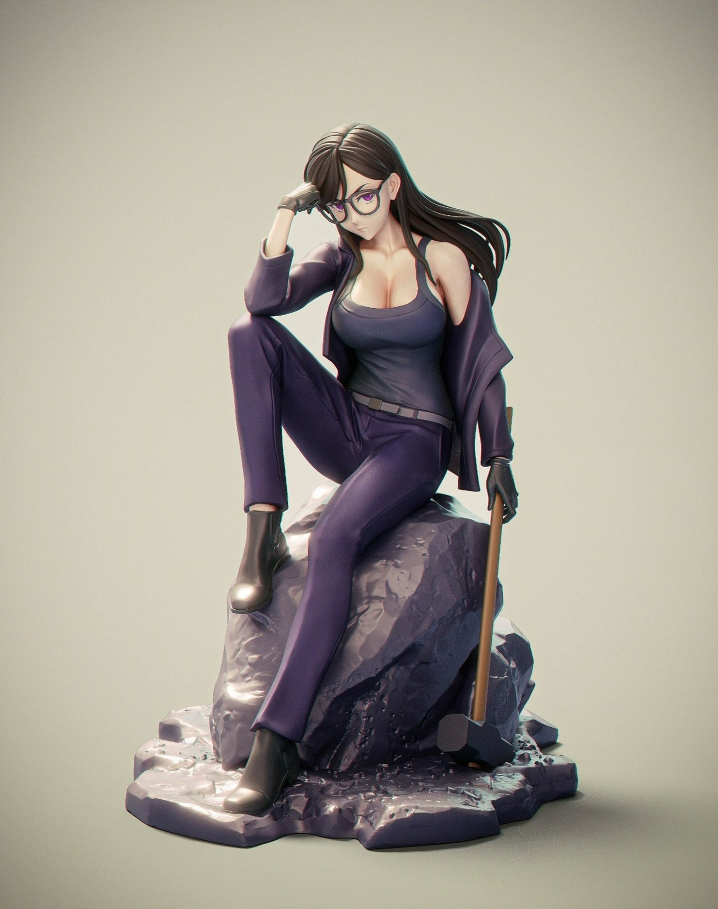 2888 Hizuru Minakata - Summer Time Rendering - STL 3D Print Files