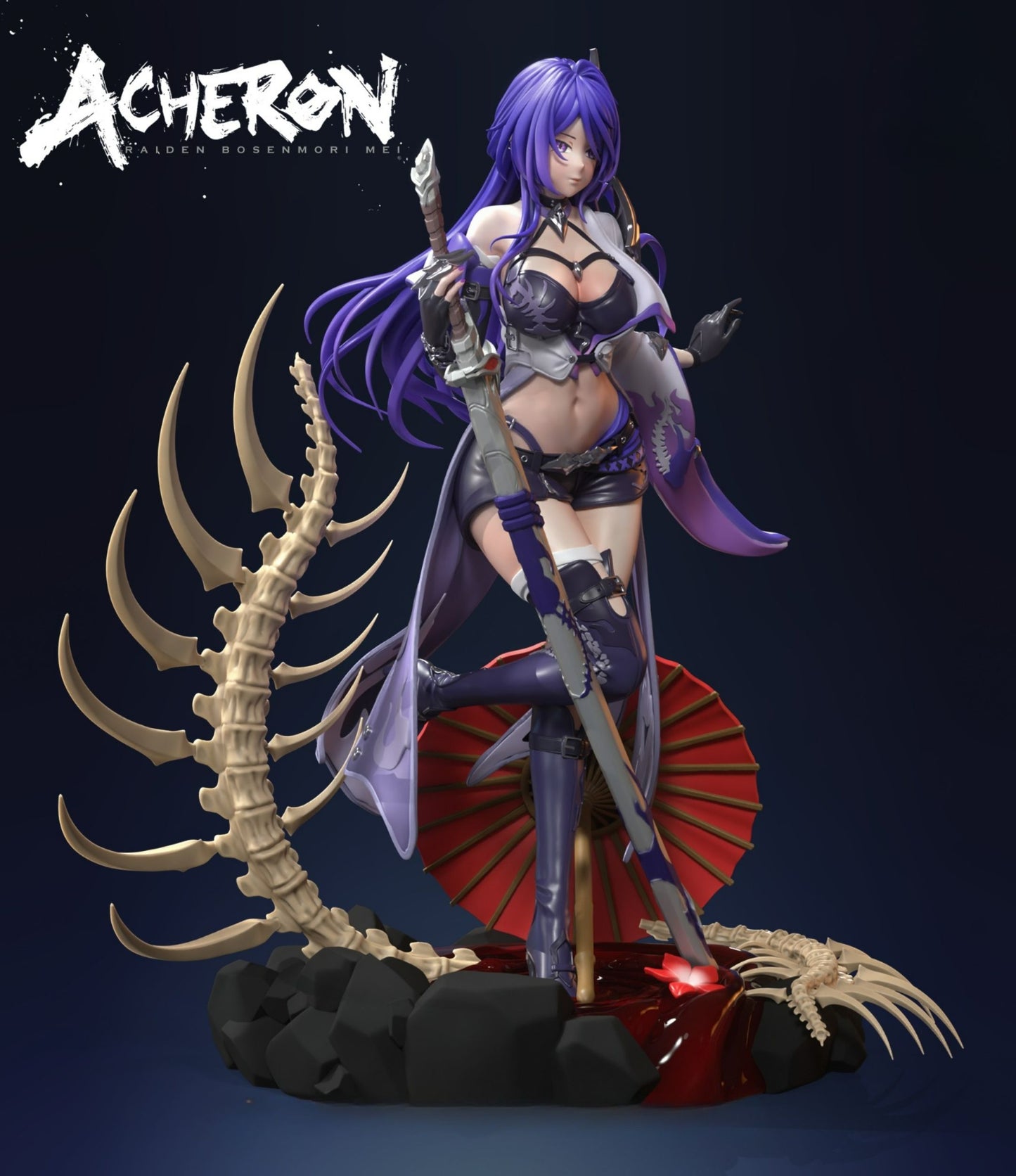 3822 Acheron NSFW - Honkai: Star Rail - STL 3D Print Files