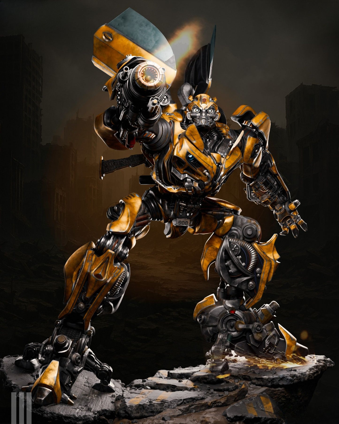 4032 Bumblebee - Transformers - STL 3D Print Files